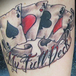 Tattoo of Cards