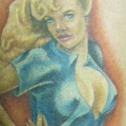 Tattoo of pinup