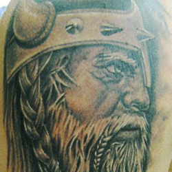 Tattoo of viking