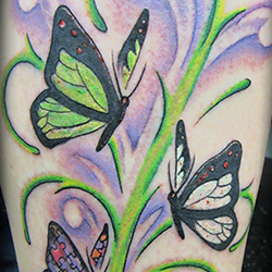 Tattoo of butterflys