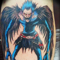 Tattoo of demon from death note