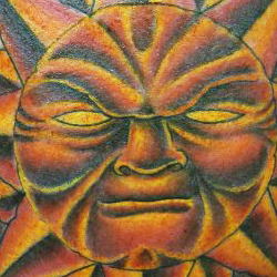 Tattoo of Sun