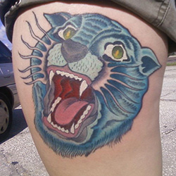 Tattoo of panther