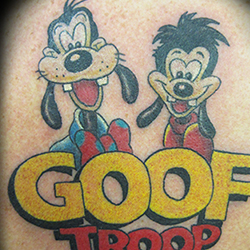 Tattoo of Goof Troop