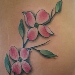 Tattoo of flower