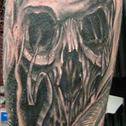 Tattoo of skull