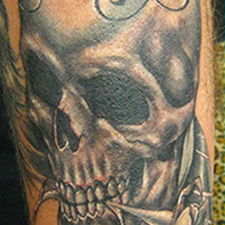 Tattoo of skull