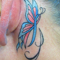 Tattoo of butterfly