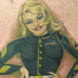 Tattoo of pinup