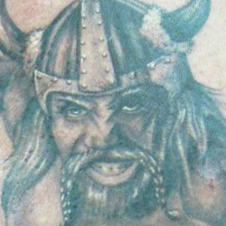 Tattoo of viking