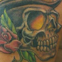 Tattoo of skull