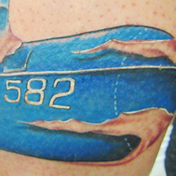 Tattoo of submarine