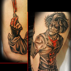 Tattoo of sweeny todd