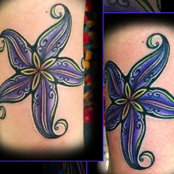 Tattoo of flower