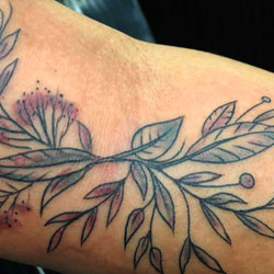 Tattoo of flower