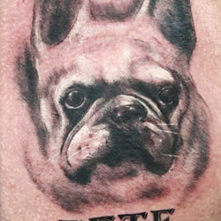 Tattoo of dog