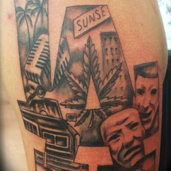 Tattoo of los angeles