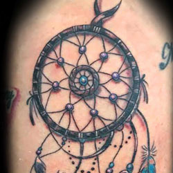 Tattoo of dream catcher