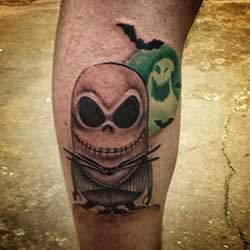 Tattoo of nightmare before christmas minion