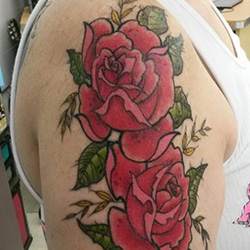 Tattoo of roses