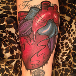 Tattoo of heart