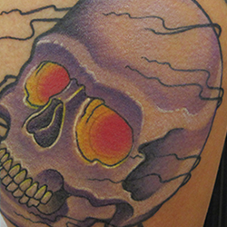 Tattoo of skull