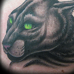 Tattoo of panther